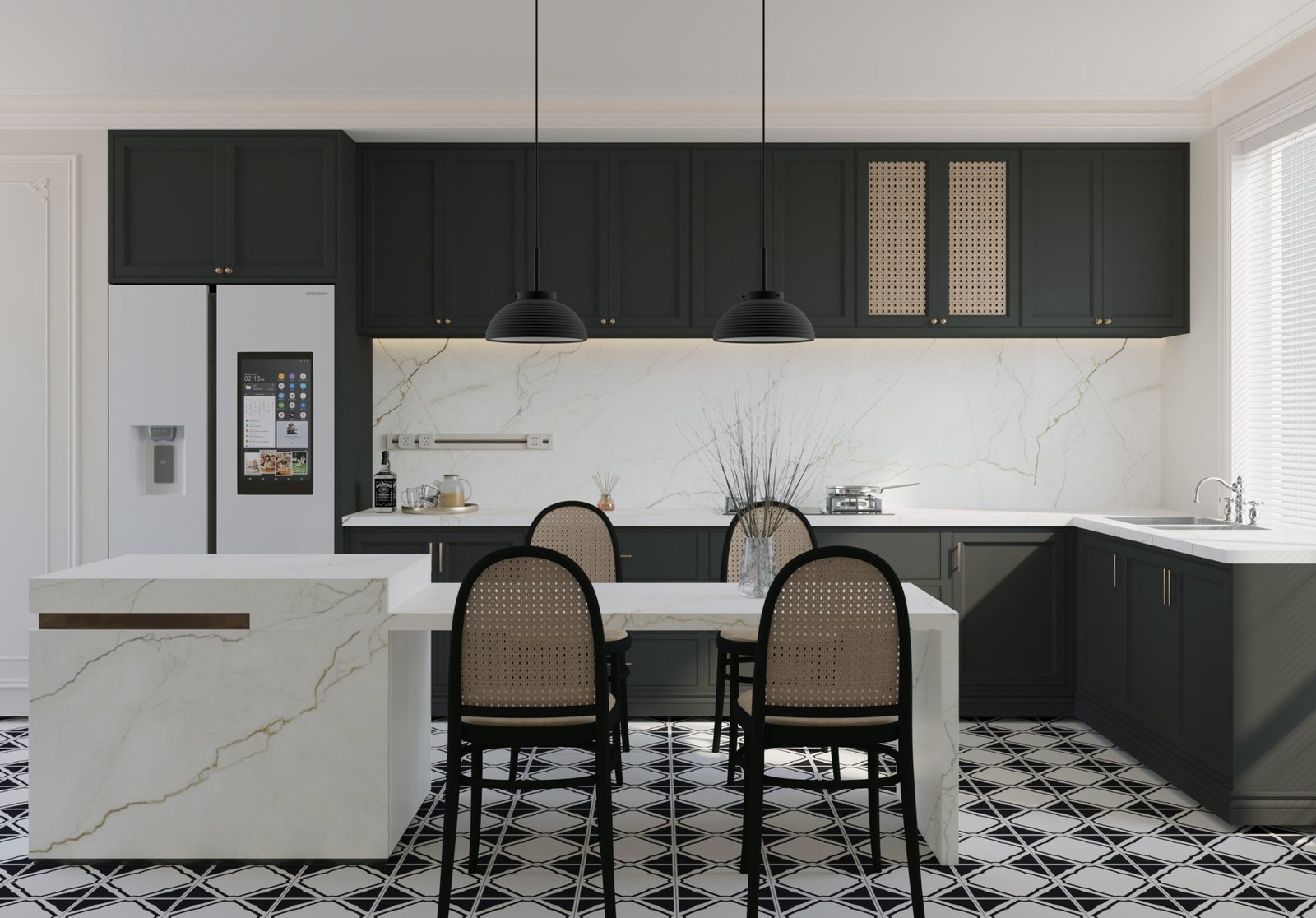 Amasia Keramiek Bij Natuursteen Slab