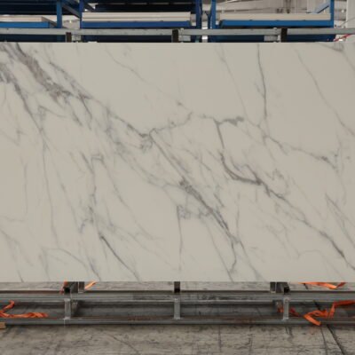 Carrara Italy Keramiek Bij Natuursteen Slab