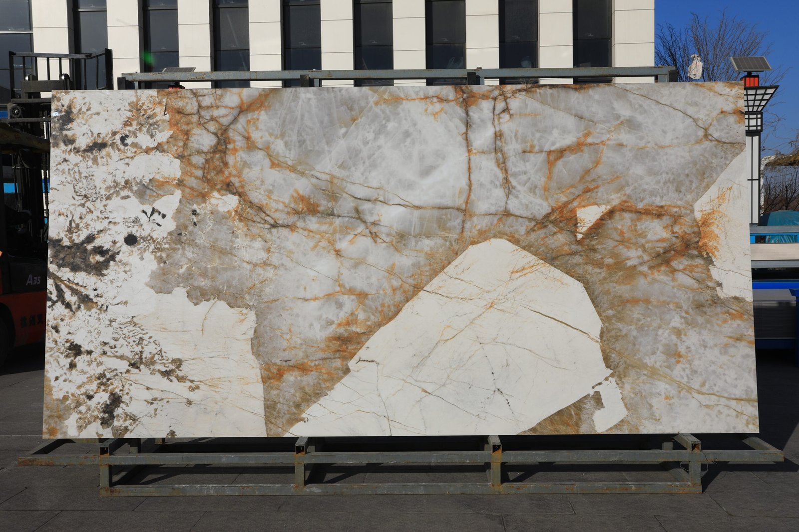 Patagonia Keramiek Bij Natuursteen Slab