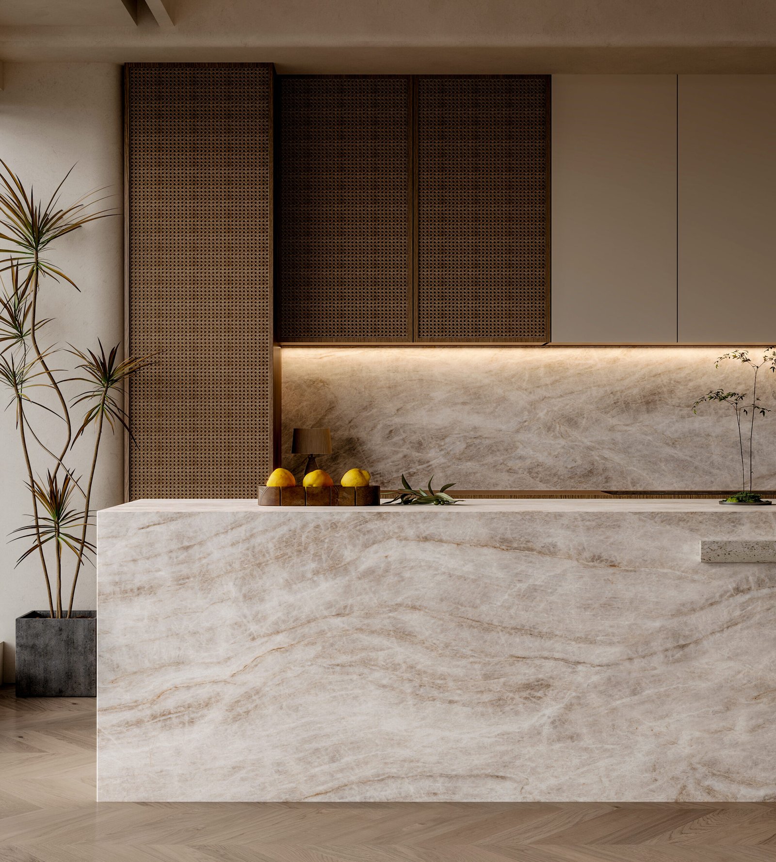 Top Taj Mahal Keramiek Bij Natuursteen Slab