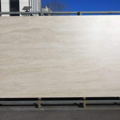 Travertine Keramiek Bij Natuursteen Slab