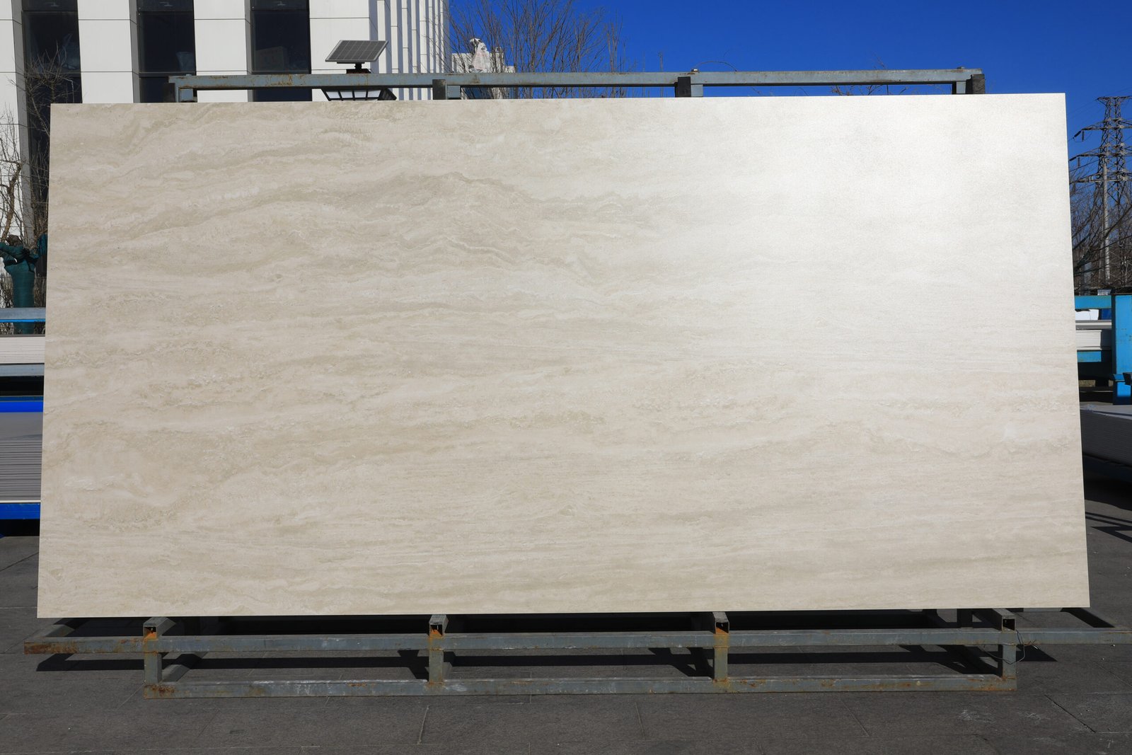 Travertine Keramiek Bij Natuursteen Slab