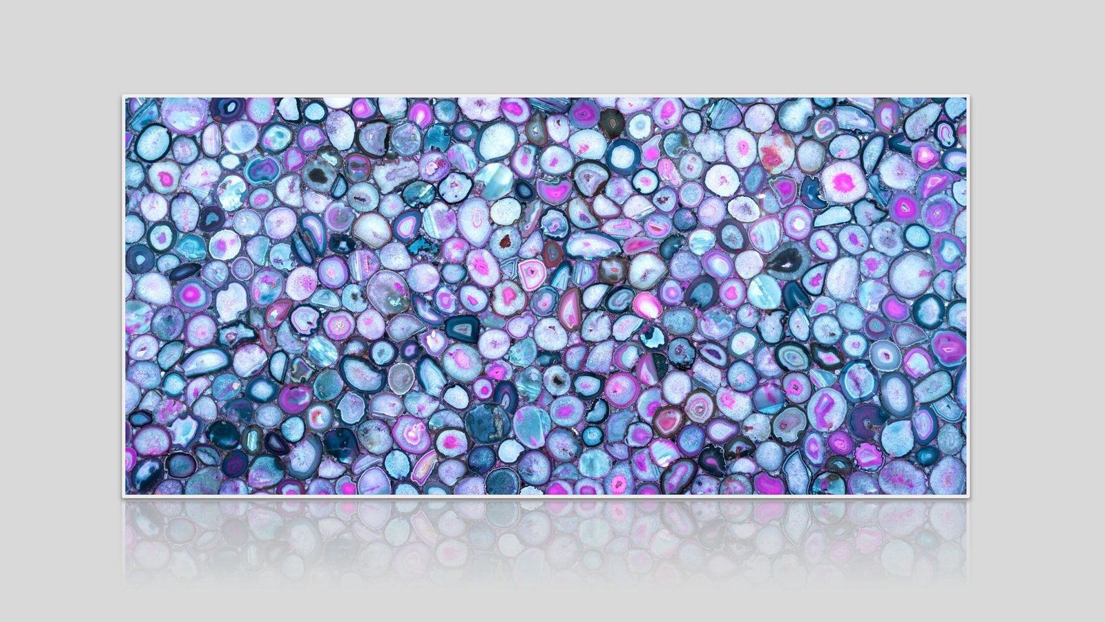 Pink Agate Semi-Precious Stone Slab