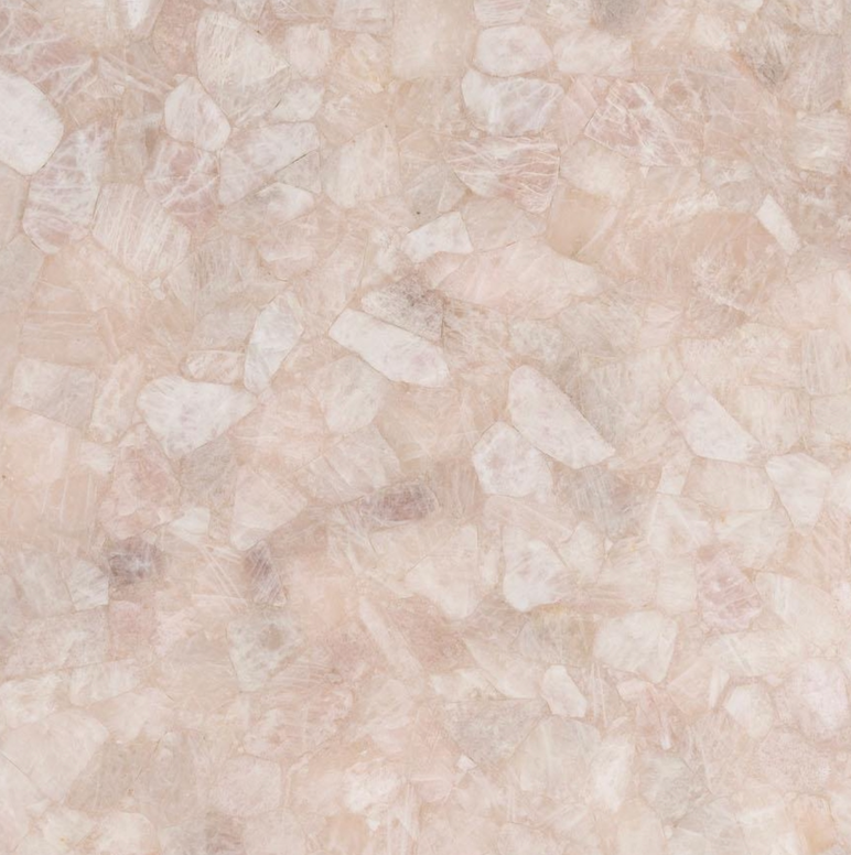 Rose Quartz Light Semi-Precious Stone Slab